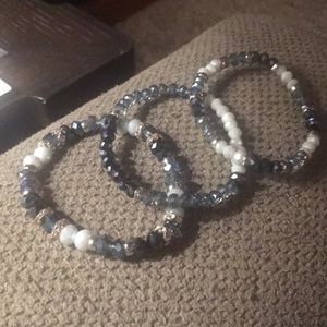 Women's set of 3 beaded bracelets NWOT
